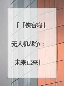 「侠客岛」无人机战争：未来已来
