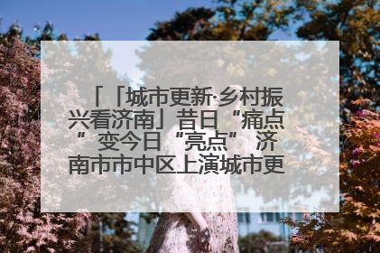 「城市更新·乡村振兴看济南」昔日“痛点”变今日“亮点” 济南市市中区上演城市更新“三部曲”