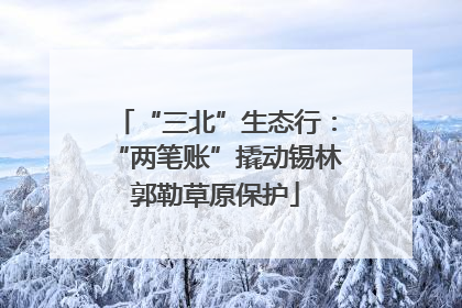 “三北”生态行：“两笔账”撬动锡林郭勒草原保护