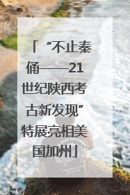 “不止秦俑——21世纪陕西考古新发现”特展亮相美国加州