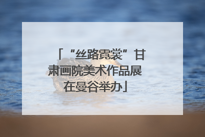 “丝路霓裳”甘肃画院美术作品展在曼谷举办