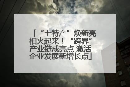 “土特产”焕新亮相火起来！“跨界”产业链成亮点 激活企业发展新增长点