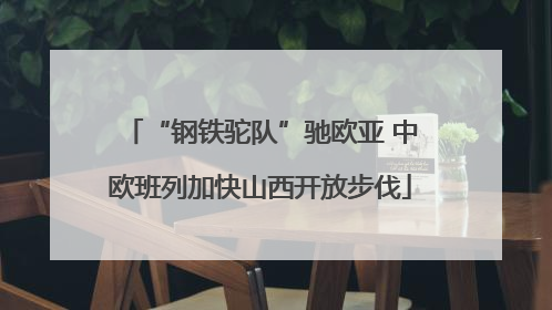 “钢铁驼队”驰欧亚 中欧班列加快山西开放步伐