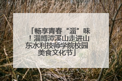 畅享青春“淄”味！淄博潭溪山走进山东水利技师学院校园美食文化节