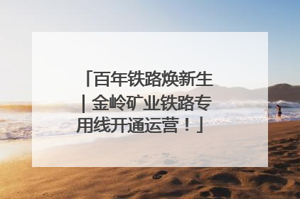 百年铁路焕新生｜金岭矿业铁路专用线开通运营！