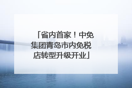 省内首家！中免集团青岛市内免税店转型升级开业