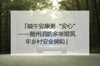 端午安康更“安心”——随州消防多举措筑牢乡村安全屏障