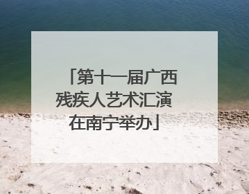 第十一届广西残疾人艺术汇演在南宁举办