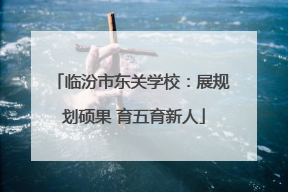 临汾市东关学校：展规划硕果 育五育新人
