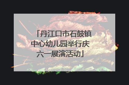 丹江口市石鼓镇中心幼儿园举行庆六一展演活动