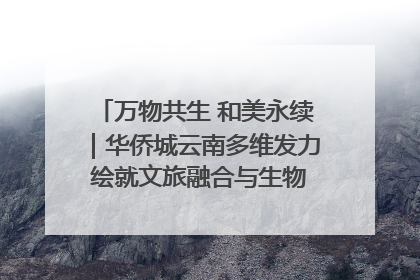 万物共生 和美永续｜华侨城云南多维发力 绘就文旅融合与生物多样性保护新图景