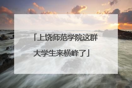 上饶师范学院这群大学生来横峰了
