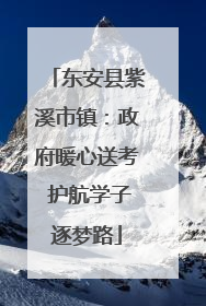 东安县紫溪市镇：政府暖心送考 护航学子逐梦路