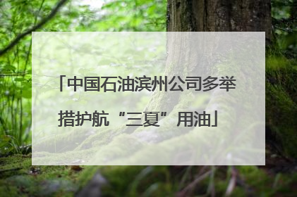 中国石油滨州公司多举措护航“三夏”用油