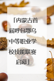 内蒙古首届呼包鄂乌中等职业学校技能联赛启幕