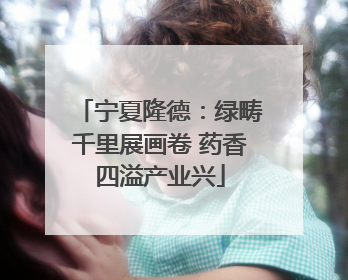 宁夏隆德：绿畴千里展画卷 药香四溢产业兴