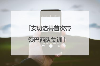 安切洛蒂首次带领巴西队集训