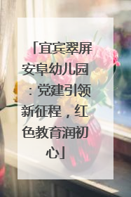 宜宾翠屏安阜幼儿园：党建引领新征程，红色教育润初心