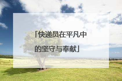 快递员在平凡中的坚守与奉献