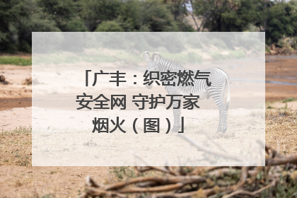 广丰：织密燃气安全网 守护万家烟火（图）