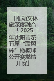 推动文体旅深度融合！2025年沈阳市第五届“联盟杯”橄榄球公开赛燃情开赛