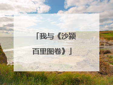 我与《沙颍百里图卷》