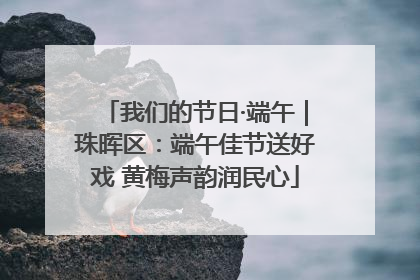 我们的节日·端午｜珠晖区：端午佳节送好戏 黄梅声韵润民心