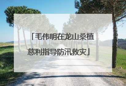 毛伟明在龙山桑植慈利指导防汛救灾