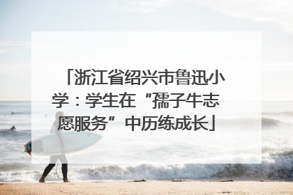 浙江省绍兴市鲁迅小学：学生在“孺子牛志愿服务”中历练成长