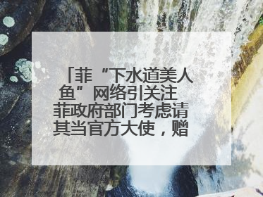 菲“下水道美人鱼”网络引关注 菲政府部门考虑请其当官方大使，赠现金开店