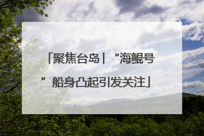聚焦台岛│“海鲲号”船身凸起引发关注