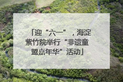 迎“六一”，海淀紫竹院举行“非遗童盟嘉年华”活动