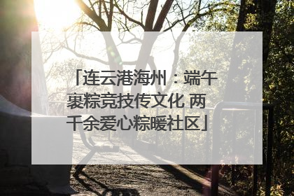 连云港海州：端午裹粽竞技传文化 两千余爱心粽暖社区