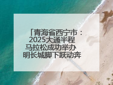 青海省西宁市：2025大通半程马拉松成功举办 明长城脚下跃动奔跑音符