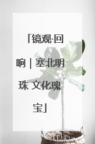 镜观·回响｜塞北明珠 文化瑰宝
