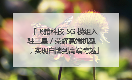 飞骧科技 5G 模组入驻三星 / 荣耀高端机型，实现白牌到高端跨越