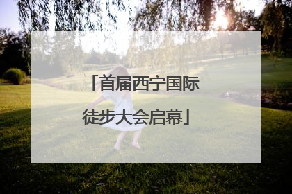 首届西宁国际徒步大会启幕