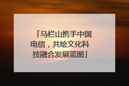 马栏山携手中国电信，共绘文化科技融合发展蓝图