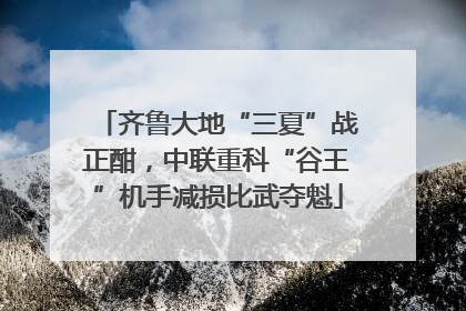 齐鲁大地“三夏”战正酣，中联重科“谷王”机手减损比武夺魁