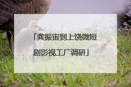 龚振宙到上饶微短剧影视工厂调研
