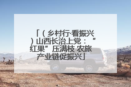 （乡村行·看振兴）山西长治上党：“红果”压满枝 农旅产业链促振兴