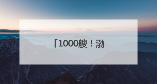 1000艘!渤海湾崛起世界级船舶租赁中心 促进全球贸易流动