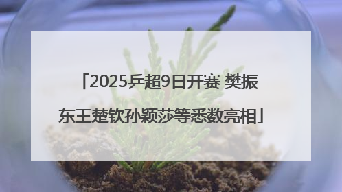 2025乒超9日开赛 樊振东王楚钦孙颖莎等悉数亮相