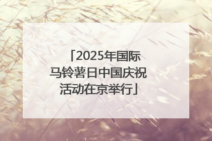 2025年国际马铃薯日中国庆祝活动在京举行