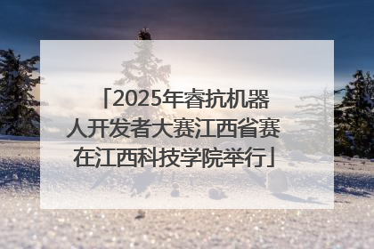 2025年睿抗机器人开发者大赛江西省赛在江西科技学院举行