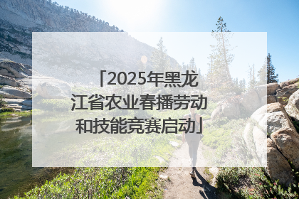 2025年黑龙江省农业春播劳动和技能竞赛启动