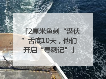 2厘米鱼刺“潜伏”舌底10天，他们开启“寻刺记”