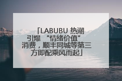 LABUBU 热潮引爆 “情绪价值” 消费，顺丰同城等第三方即配乘风而起